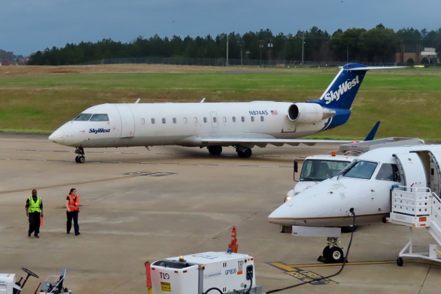 TA27さんが、シュリーブポートリージョナル空港で撮影したスカイウエスト CL-600-2B19(CRJ-200ER)の航空フォト（飛行機 写真・画像）