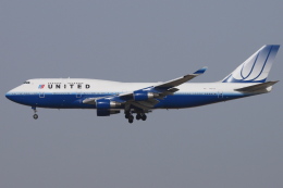 航空フォト：N106UA ユナイテッド航空 747-400