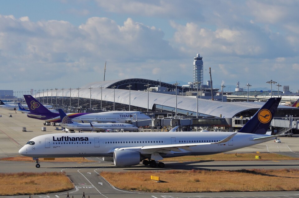 ルフトハンザドイツ航空 Airbus A350-900 D-AIXF 関西国際空港