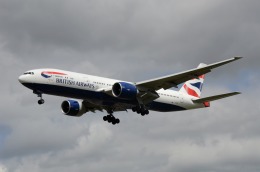 はれいろさんが、ロンドン・ヒースロー空港で撮影したブリティッシュ・エアウェイズ 777-236/ERの航空フォト（飛行機 写真・画像）