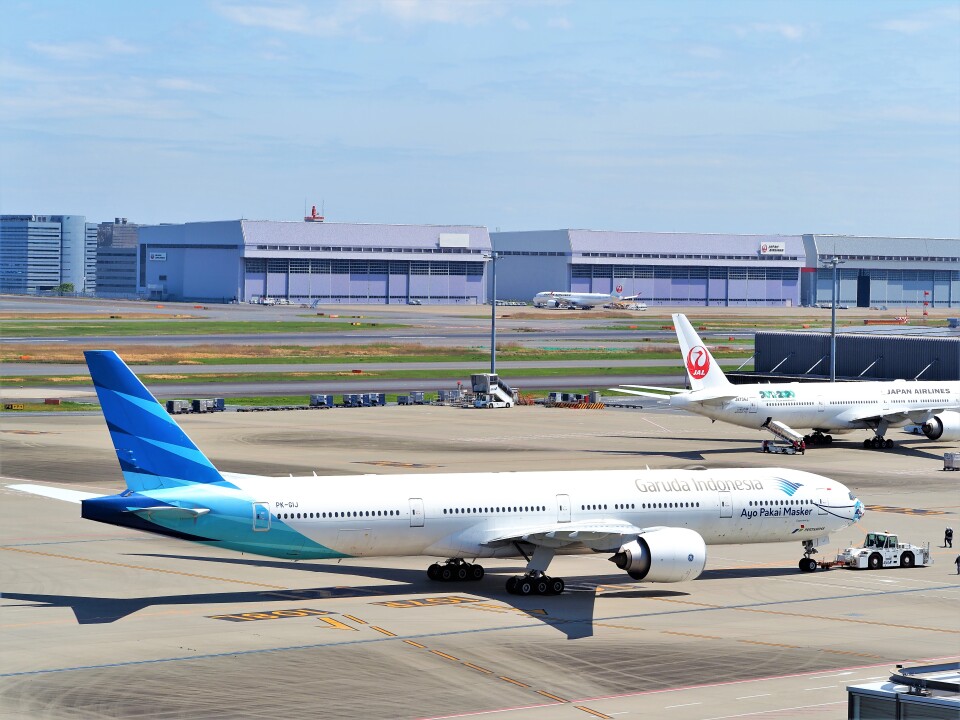 ガルーダ・インドネシア航空 Boeing 777-300 PK-GIJ 羽田空港
