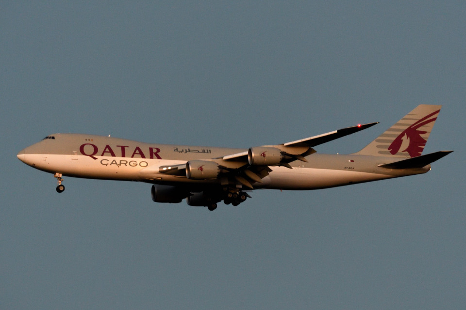カタール航空貨物機　B747- 8F UPS、カタール航空からB747-8Fを2機取得したことを明らかに