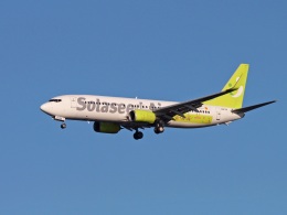 ナッシーリゾートin宮崎号」特別塗装機 ソラシド エア (737-800