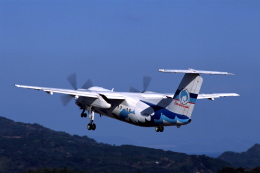 piratさんが、天草飛行場で撮影した天草エアライン DHC-8-103Q Dash 8の航空フォト（飛行機 写真・画像）