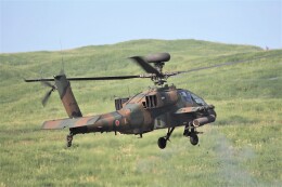 もぐ３さんが、東富士演習場で撮影した陸上自衛隊 AH-64Dの航空フォト（飛行機 写真・画像）