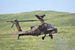 もぐ３さんが、東富士演習場で撮影した陸上自衛隊 AH-64Dの航空フォト（飛行機 写真・画像）