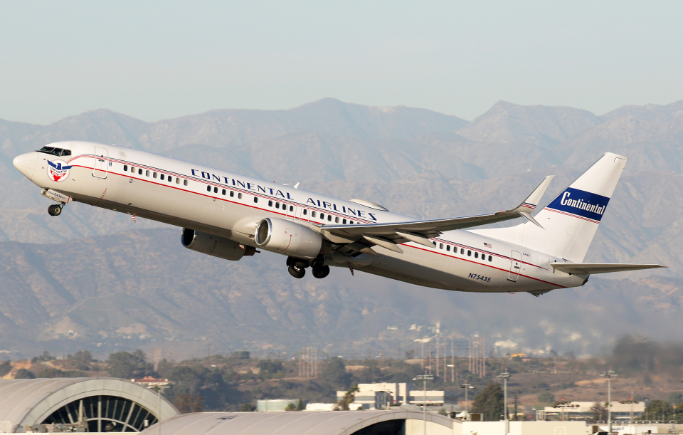 ユナイテッド航空 737-900ER N75432 1/400 www.JetCollector.com: United Airlines Eco-skies livery B737