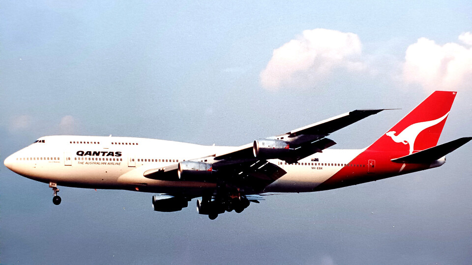 カンタス航空 Airlinertags B747-300 誕生日番号0428 カンタス航空 Airlinertags B747-300 誕生日番号0428 カンタス