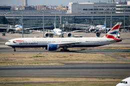 杏奈さんが、羽田空港で撮影したブリティッシュ・エアウェイズ 777-36N/ERの航空フォト（飛行機 写真・画像）