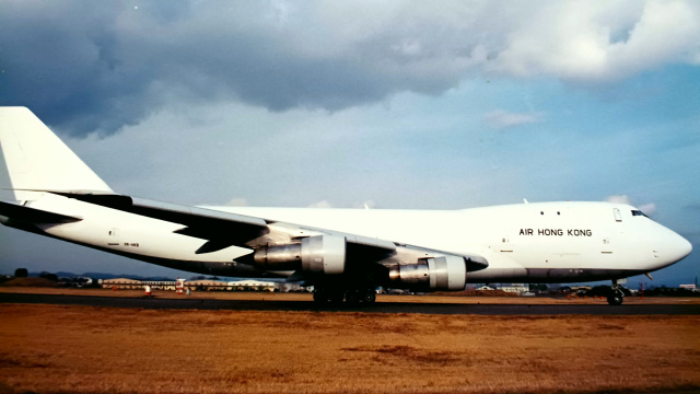 航空奉行所さんが、名古屋飛行場で撮影したエアー・ホンコン 747-121(A/SF)の航空フォト（飛行機 写真・画像）