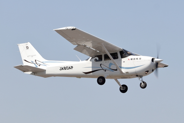機体記号 : JA80AP (スカイフォト) 朝日航空 航空フォト(飛行機