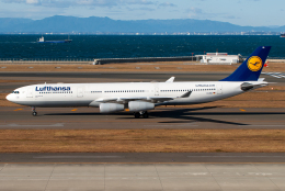 きんめいさんが、中部国際空港で撮影したルフトハンザドイツ航空 A340-313Xの航空フォト（飛行機 写真・画像）