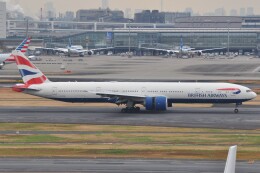 fly A340さんが、羽田空港で撮影したブリティッシュ・エアウェイズ 777-336/ERの航空フォト（飛行機 写真・画像）