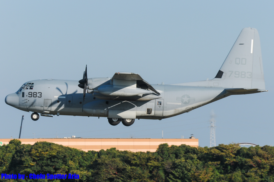 アメリカ海兵隊 Lockheed Martin C-130 Hercules 167983 厚木