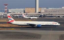 ハム太郎。さんが、羽田空港で撮影したブリティッシュ・エアウェイズ 777-336/ERの航空フォト（飛行機 写真・画像）