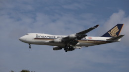 たい/Taiさんが、シンガポール・チャンギ国際空港で撮影したシンガポール航空カーゴ 747-412F/SCDの航空フォト（飛行機 写真・画像）