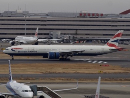 Russ20さんが、羽田空港で撮影したブリティッシュ・エアウェイズ 777-336/ERの航空フォト（飛行機 写真・画像）