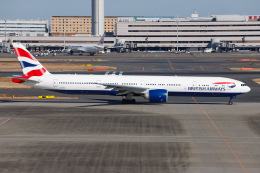 よんろくさんが、羽田空港で撮影したブリティッシュ・エアウェイズ 777-336/ERの航空フォト（飛行機 写真・画像）