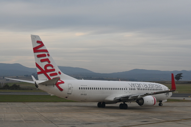 Lazonaさんが、ローンセストン空港で撮影したヴァージン・オーストラリア 737-8FEの航空フォト（飛行機 写真・画像）