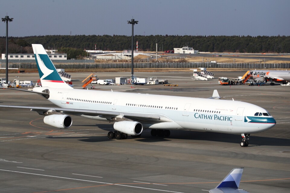 キャセイパシフィック航空 A340-300 航空写真(フォト・画像)：キャセイパシフィック航空 Airbus A340