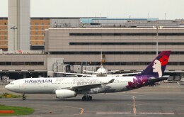 新城良彦さんが、羽田空港で撮影したハワイアン航空 A330-243の航空フォト（飛行機 写真・画像）