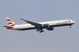 Yossy777さんが、シンガポール・チャンギ国際空港で撮影したブリティッシュ・エアウェイズ 777-336/ERの航空フォト（飛行機 写真・画像）