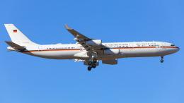 Wangwillさんが、北京首都国際空港で撮影したドイツ空軍 A340-313Xの航空フォト（飛行機 写真・画像）