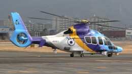 航空見聞録さんが、八尾空港で撮影した東邦航空 EC155Bの航空フォト（飛行機 写真・画像）