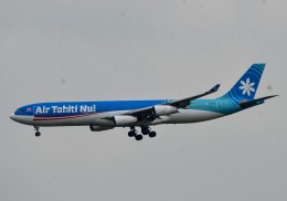 エアタヒチヌイ スキンタグ  ライトブルー　A340タヒチの航空会社 Sold out! AVIATIONTAG A340 F-OJTN Air Tahiti Nui
