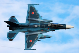 築城基地の撮影スポット「基地南側道路」で、さかなやさんが撮影した飛行機の写真です。