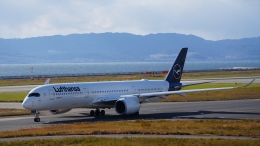 zero1さんが、関西国際空港で撮影したルフトハンザドイツ航空 A350-941の航空フォト（飛行機 写真・画像）