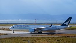 zero1さんが、関西国際空港で撮影したキャセイパシフィック航空 A350-941の航空フォト（飛行機 写真・画像）