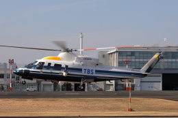 TAKA-Kさんが、東京ヘリポートで撮影した朝日航洋 S-76Cの航空フォト（飛行機 写真・画像）