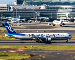 鬼滅の刃じぇっと壱Boeing767 ANA、「鬼滅の刃じぇっと -壱-」を1月31日から運航 遊覧フライト