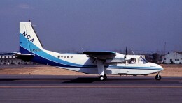 ハミングバードさんが、名古屋飛行場で撮影した新中央航空 BN-2A-20 Islanderの航空フォト（飛行機 写真・画像）