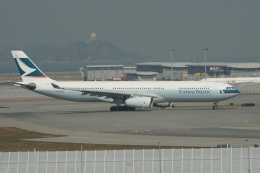 磐城さんが、香港国際空港で撮影したキャセイパシフィック航空 A330-343Xの航空フォト（飛行機 写真・画像）