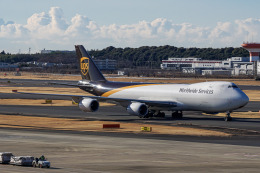 Nanoeさんが、成田国際空港で撮影したUPS航空 747-8Fの航空フォト（飛行機 写真・画像）