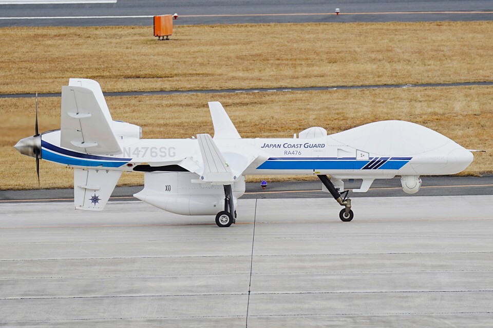 海上保安庁 General Atomics MQ-9 Reaper N476SG 北九州空港
