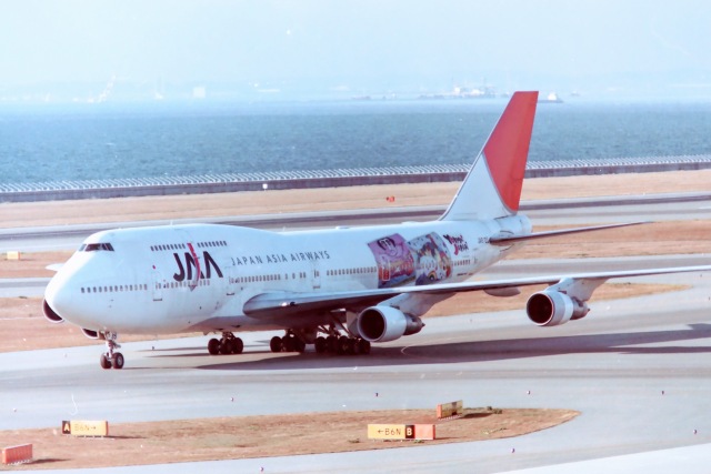 メルシーボクーさんが、中部国際空港で撮影した日本アジア航空 747-346の航空フォト（飛行機 写真・画像）