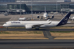 円周率さんが、羽田空港で撮影したルフトハンザドイツ航空 A350-941の航空フォト（飛行機 写真・画像）