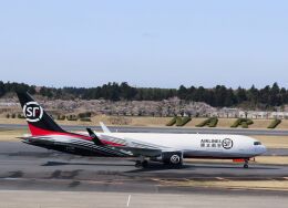 DVDさんが、成田国際空港で撮影したSF エアラインズ 767-3Q8/ER(BCF)の航空フォト（飛行機 写真・画像）