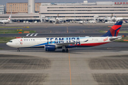 TEAM USA」特別塗装機 デルタ航空 (A330-900 | N411DX) ガイド