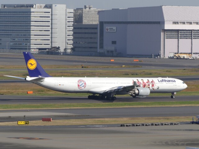 エアバスA340-600 羽田空港 航空フォト(飛行機 写真・画像