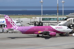 ゆーれすさんが、那覇空港で撮影したピーチ A320-214の航空フォト（飛行機 写真・画像）