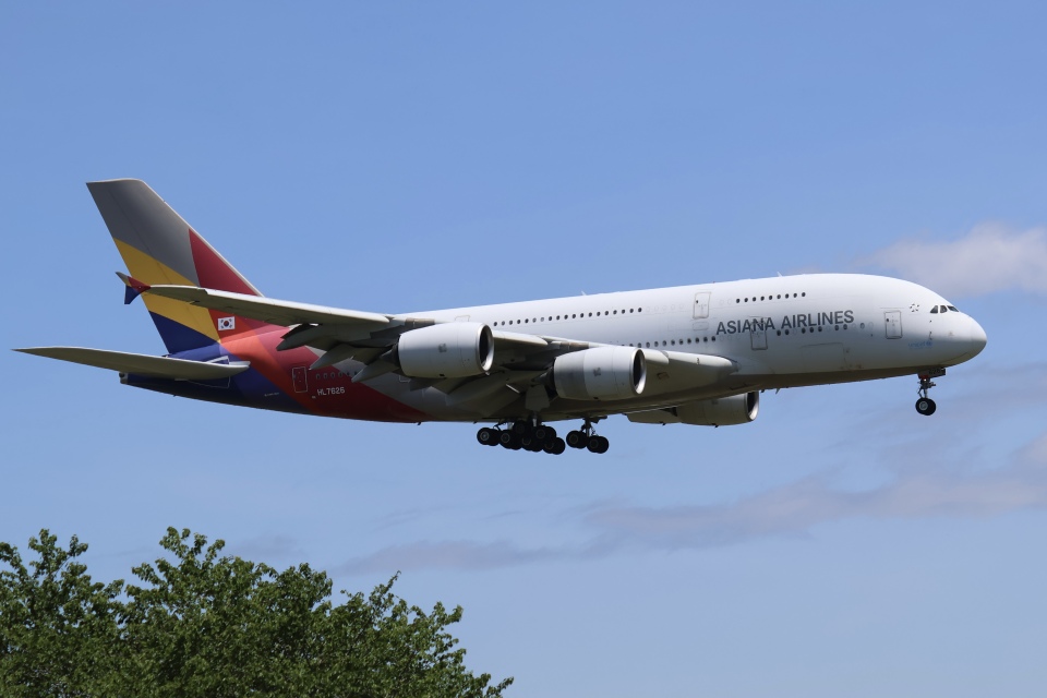 航空機・ヘリコプター Asiana aviationtag Airbus A321-100HL7594 230807_atag_ASIANA_Cardboard_r