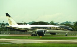 twinengineさんが、シンガポール・チャンギ国際空港で撮影した赤道ギニア政府 777-2FB/LRの航空フォト（飛行機 写真・画像）