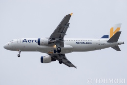 遠森一郎さんが、福岡空港で撮影したエアロK A320-214の航空フォト（飛行機 写真・画像）