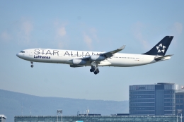 あおいそらさんが、フランクフルト国際空港で撮影したルフトハンザドイツ航空 A340-313Xの航空フォト（飛行機 写真・画像）
