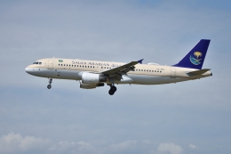 あおいそらさんが、フランクフルト国際空港で撮影したサウディア A320-214の航空フォト（飛行機 写真・画像）