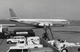 prius737さんが、羽田空港で撮影したノースウエスト航空 707-300の航空フォト（飛行機 写真・画像）